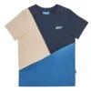 Finkid ANKKURI T-Shirt Navy / Nautic Kurzarm Colorblocking
