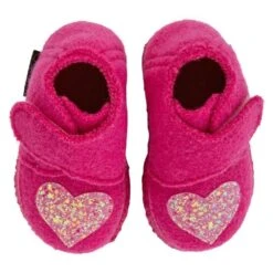 Nanga Hausschuhe Heartbeatz Pink Schurwolle