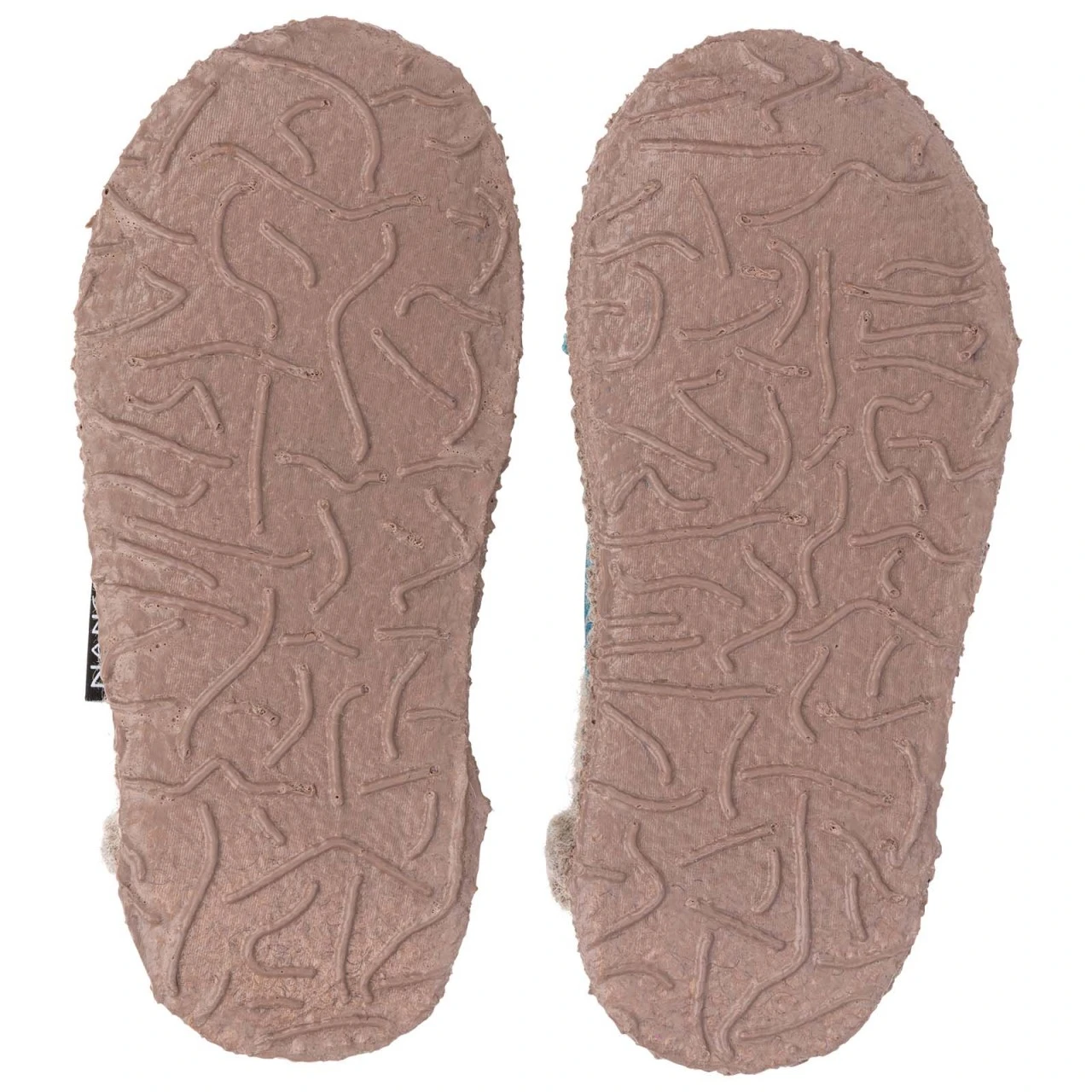 Nanga Kinder Hausschuhe Herz Natur Schurwolle 3 Nanga Kinder Hausschuhe Herz Natur Schurwolle – Bild 3