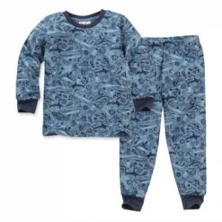 People Wear Organic Schlafanzug Unterwasser Blau Bio-Baumwolle