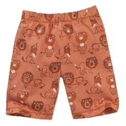 People Wear Organic Sommer Pyjama Löwe Shorty Weiß / Orange Bio-Baumwolle -Geschäft Für Babyartikel 2312016 000000 4 1280x1280