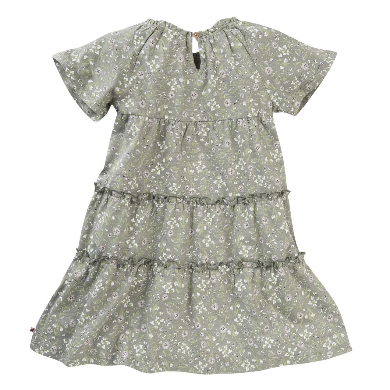 People Wear Organic Mädchen Sommerkleid Khaki Kleid Frühlingswiese 2 People Wear Organic Mädchen Sommerkleid Khaki Kleid Frühlingswiese – Bild 2