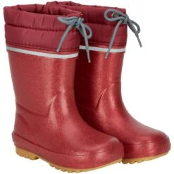 CeLaVi Glitter Thermo Winter Gummistiefel RIO RED Gefüttert