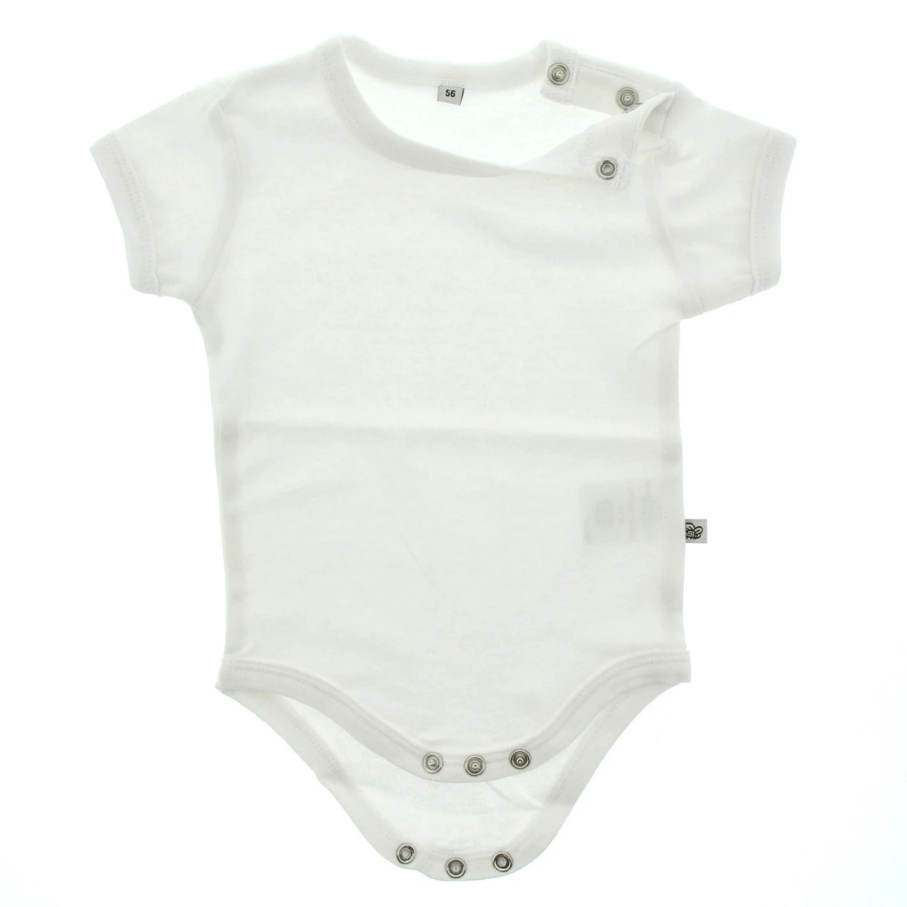 Pippi Kurzarm Body Uni Weiß 4er Pack Baumwolle 5 Pippi Kurzarm Body Uni Weiß 4er Pack Baumwolle – Bild 5