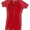 Playshoes UV-Schutz Mädchen Sonnenschutzanzug Pünktchen Rot/weiß Overall