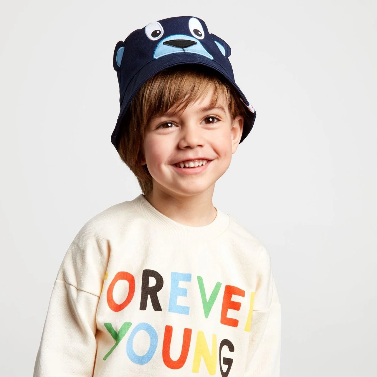 Affenzahn Kinder Sonnenhut Bär 2 Affenzahn Kinder Sonnenhut Bär – Bild 2