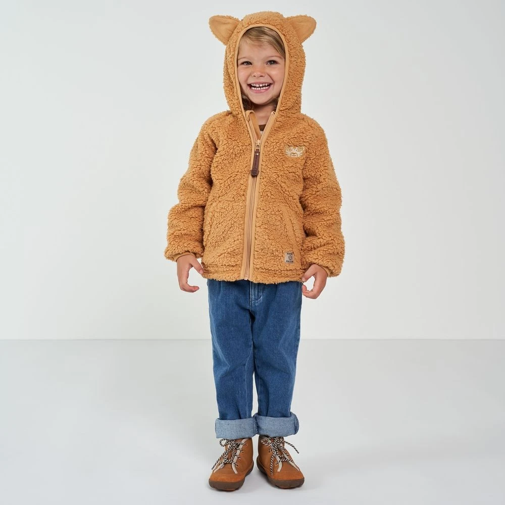 Mini A Ture X Affenzahn Fleecejacke Anno Tiger Zartgelb 4 Mini A Ture X Affenzahn Fleecejacke Anno Tiger Zartgelb – Bild 4