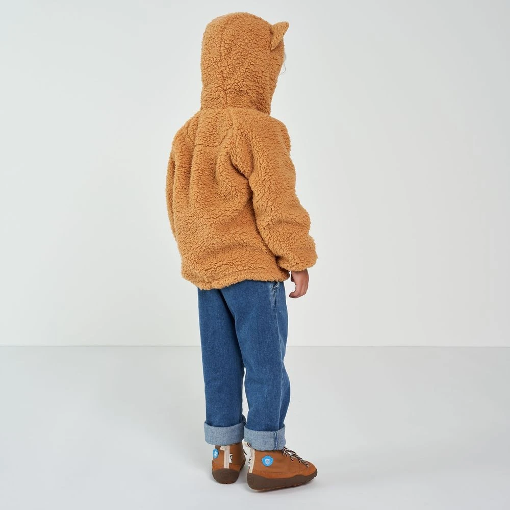 Mini A Ture X Affenzahn Fleecejacke Anno Tiger Zartgelb 5 Mini A Ture X Affenzahn Fleecejacke Anno Tiger Zartgelb – Bild 5