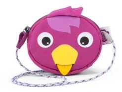 Affenzahn Geldbeutel Vogel Lila Kinder Portmonee