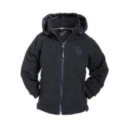 BMS Fleecejacke Marine Antarctic-Fleece Mit Kapuze