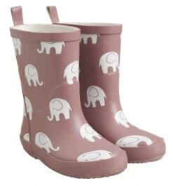 CeLaVi Gummistiefel Naturkautschuk Burlwood Elefanten Weiß