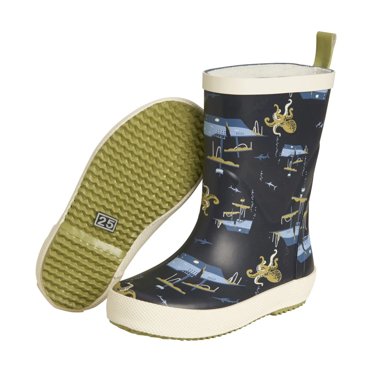 CeLaVi Kinder Gummistiefel Oktopus Blau 2 CeLaVi Kinder Gummistiefel Oktopus Blau – Bild 2