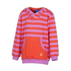 Finkid Tulva Hoodie Blockstreifen Mit Kapuze Orchid/fox