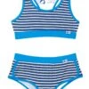 Finkid Luoto Bikini Set Denim/offwhite Mit UV Schutz
