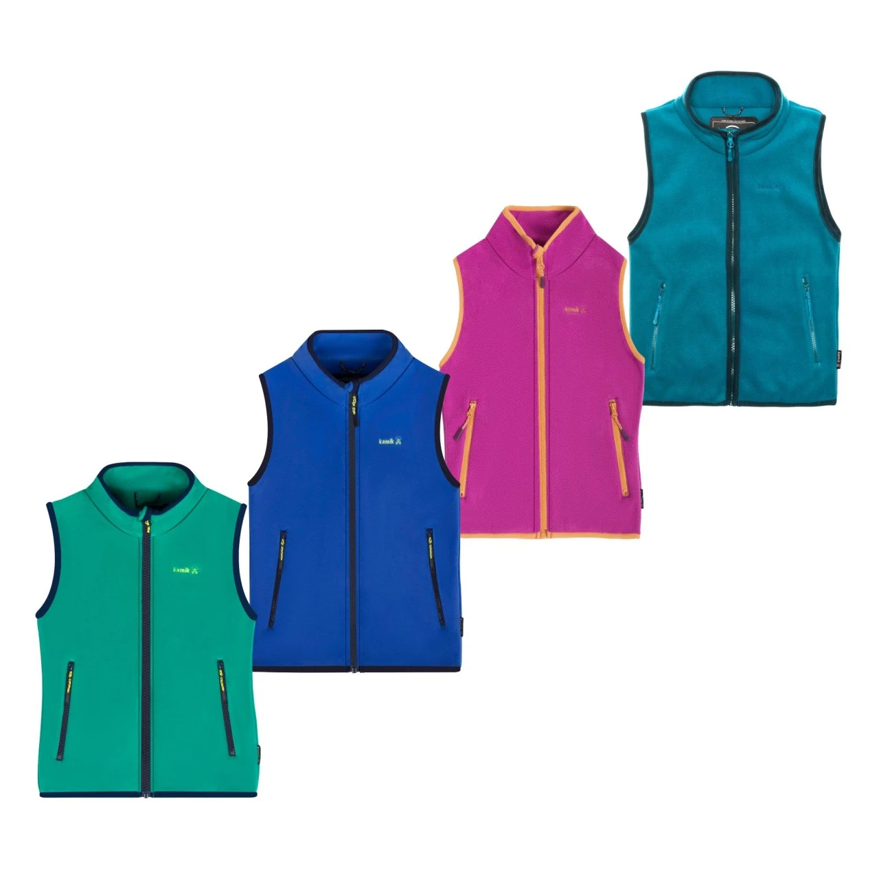 Kamik Kinder Fleeceweste ärmellose Weste Aus Fleece Für Waldhüpfer 5 Kamik Kinder Fleeceweste ärmellose Weste Aus Fleece Für Waldhüpfer – Bild 5