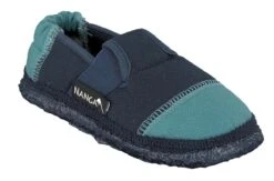 Nanga Hausschuhe Klette Petrol/navy Bio-Baumwolle -Geschäft Für Babyartikel Nanga 14 0029 91 1 1280x1280