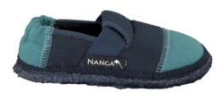 Nanga Hausschuhe Klette Petrol/navy Bio-Baumwolle -Geschäft Für Babyartikel Nanga 14 0029 91 2 1280x1280