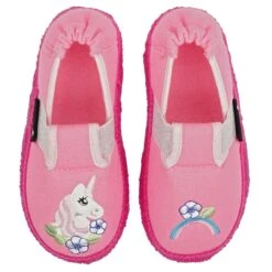 Nanga Hausschuhe Einhorn Rosa Bio-Baumwolle