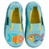 Nanga Kinder Hausschuhe Goldfischi Hellblau Bio-Baumwolle