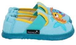 Nanga Kinder Hausschuhe Goldfischi Hellblau Bio-Baumwolle 7 Nanga Kinder Hausschuhe Goldfischi Hellblau Bio-Baumwolle -Geschäft Für Babyartikel Nanga 23 0447 37 2 1280x1280