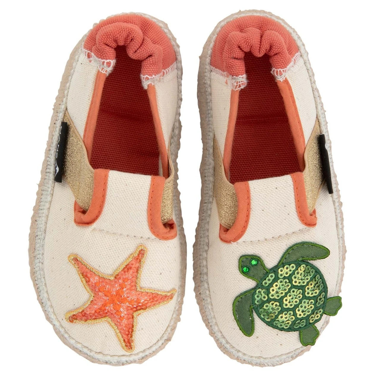 Nanga Kinder Hausschuhe Goldstrand Beige Bio-Baumwolle 1 Nanga Kinder Hausschuhe Goldstrand Beige Bio-Baumwolle