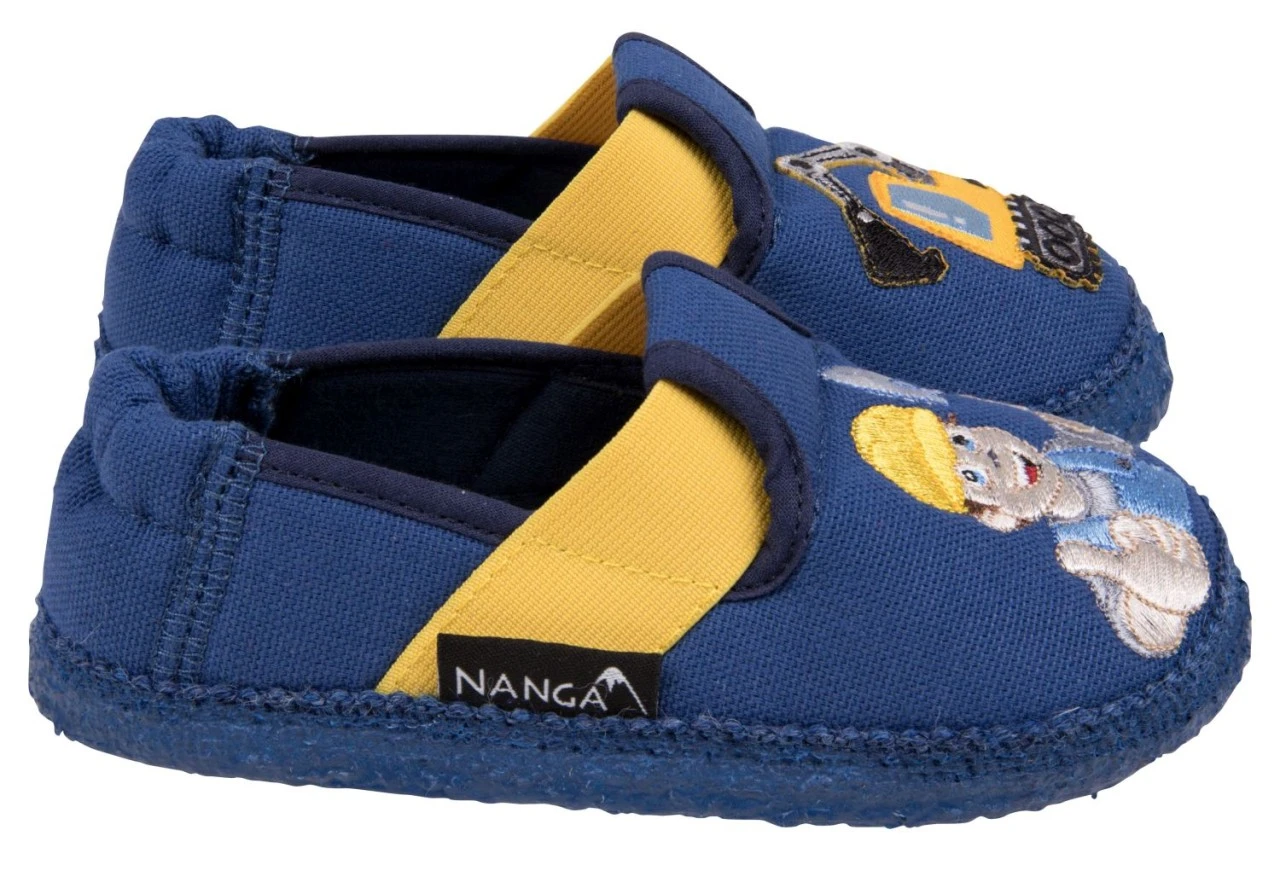 Nanga Hausschuhe Bob Bauarbeiter + Bagger Baumwolle Mit Stickerei 4 Nanga Hausschuhe Bob Bauarbeiter + Bagger Baumwolle Mit Stickerei – Bild 4