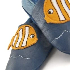 Orangenkinder Hausschuhe Fisch Blau/orange 8 Orangenkinder Hausschuhe Fisch Blau/orange -Geschäft Für Babyartikel Orangenkinder Details FabiFisch 0441 1280x1280