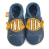 Orangenkinder Hausschuhe Fisch Blau/orange
