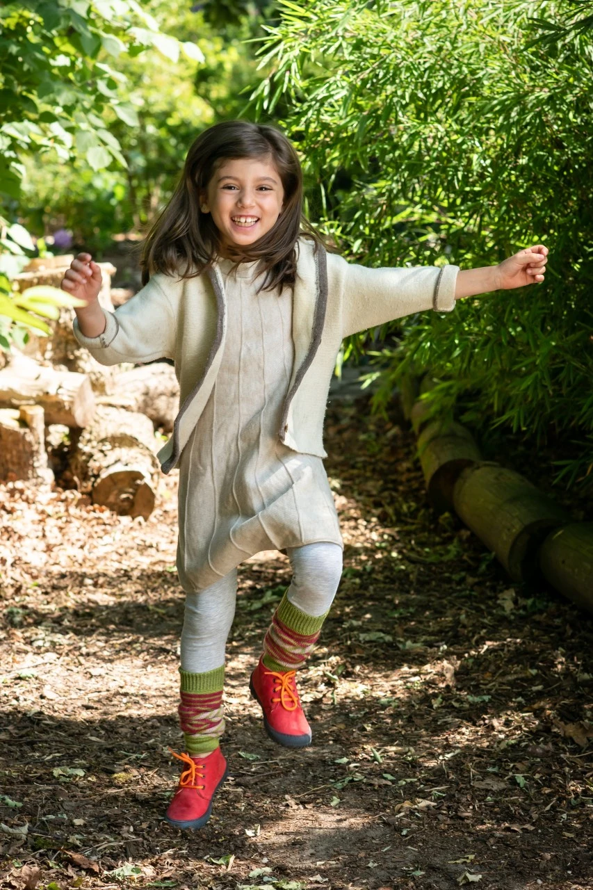 Pololo LEON Pepper Rot Robuste Kinderschuhe 2 Pololo LEON Pepper Rot Robuste Kinderschuhe – Bild 2