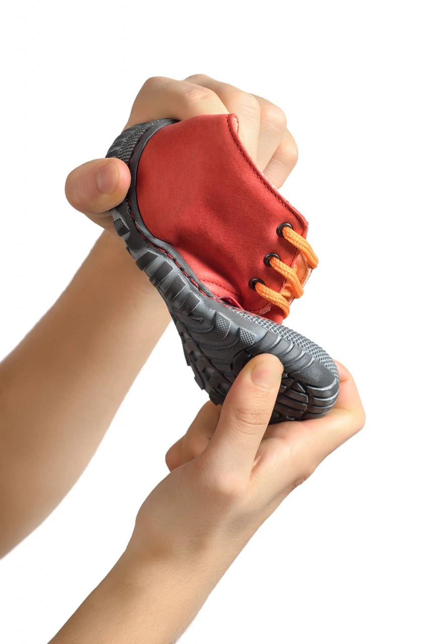 Pololo LEON Pepper Rot Robuste Kinderschuhe 4 Pololo LEON Pepper Rot Robuste Kinderschuhe – Bild 4