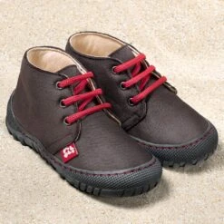 Pololo LEON Espresso Braun Kinderschuhe