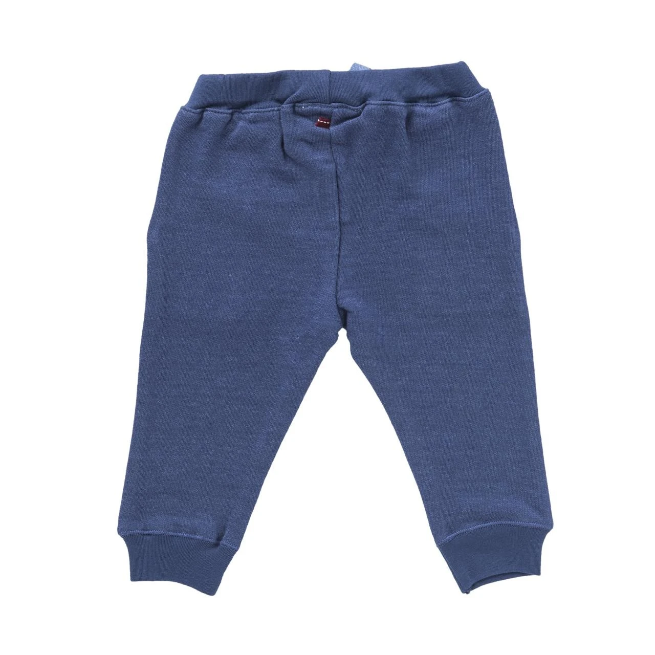 Baby Jogginghose Jeansblau Melange Bio-Baumwolle 2 Baby Jogginghose Jeansblau Melange Bio-Baumwolle – Bild 2