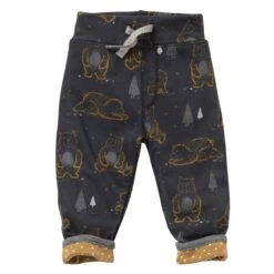 People Wear Organic Wendehose Bärchen Anthrazit - Karamell