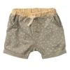 People Wear Organic Shorts Kurze Jersey Hose Khaki Bedruckt