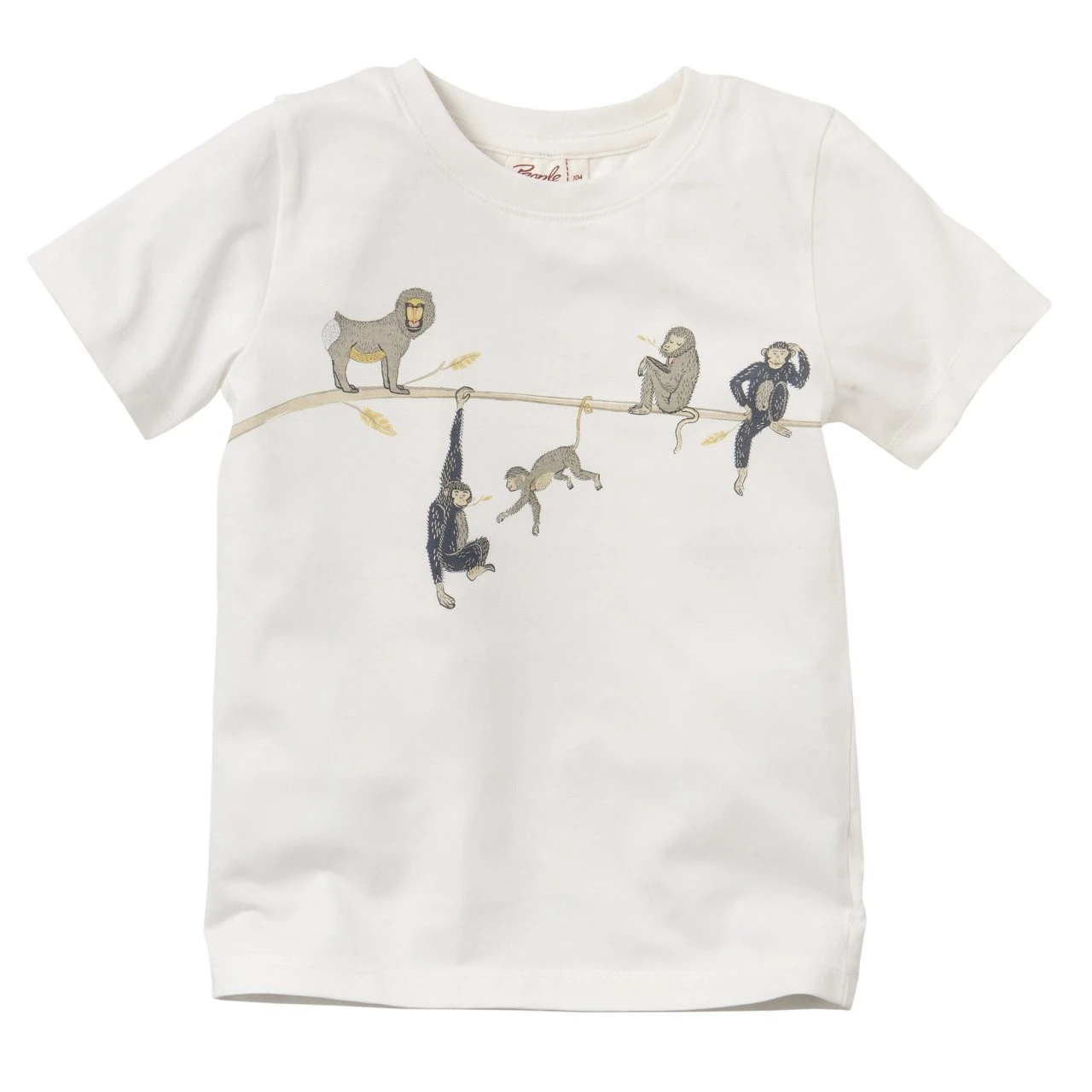 People Wear Organic Jungen Sommer Pyjama Kurz Weiß / Khaki Bio-Baumwolle 2 People Wear Organic Jungen Sommer Pyjama Kurz Weiß / Khaki Bio-Baumwolle – Bild 2