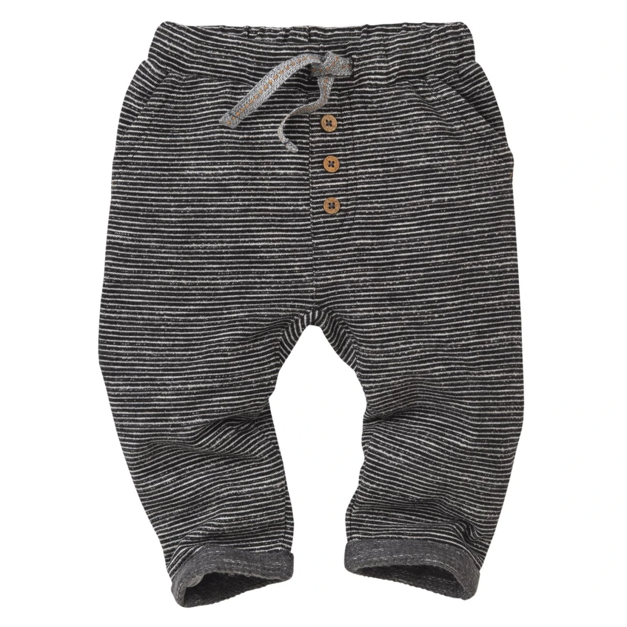 People Wear Organic Sweat-Hose Jogginghose Anthrazit Geringelt 1 People Wear Organic Sweat-Hose Jogginghose Anthrazit Geringelt