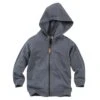 People Wear Organic Kapuzenjacke Rauchblau Sweatjacke Hoody