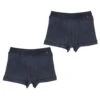 People Wear Organic Boxershorts 2er Set Dunkelblau Geringelt
