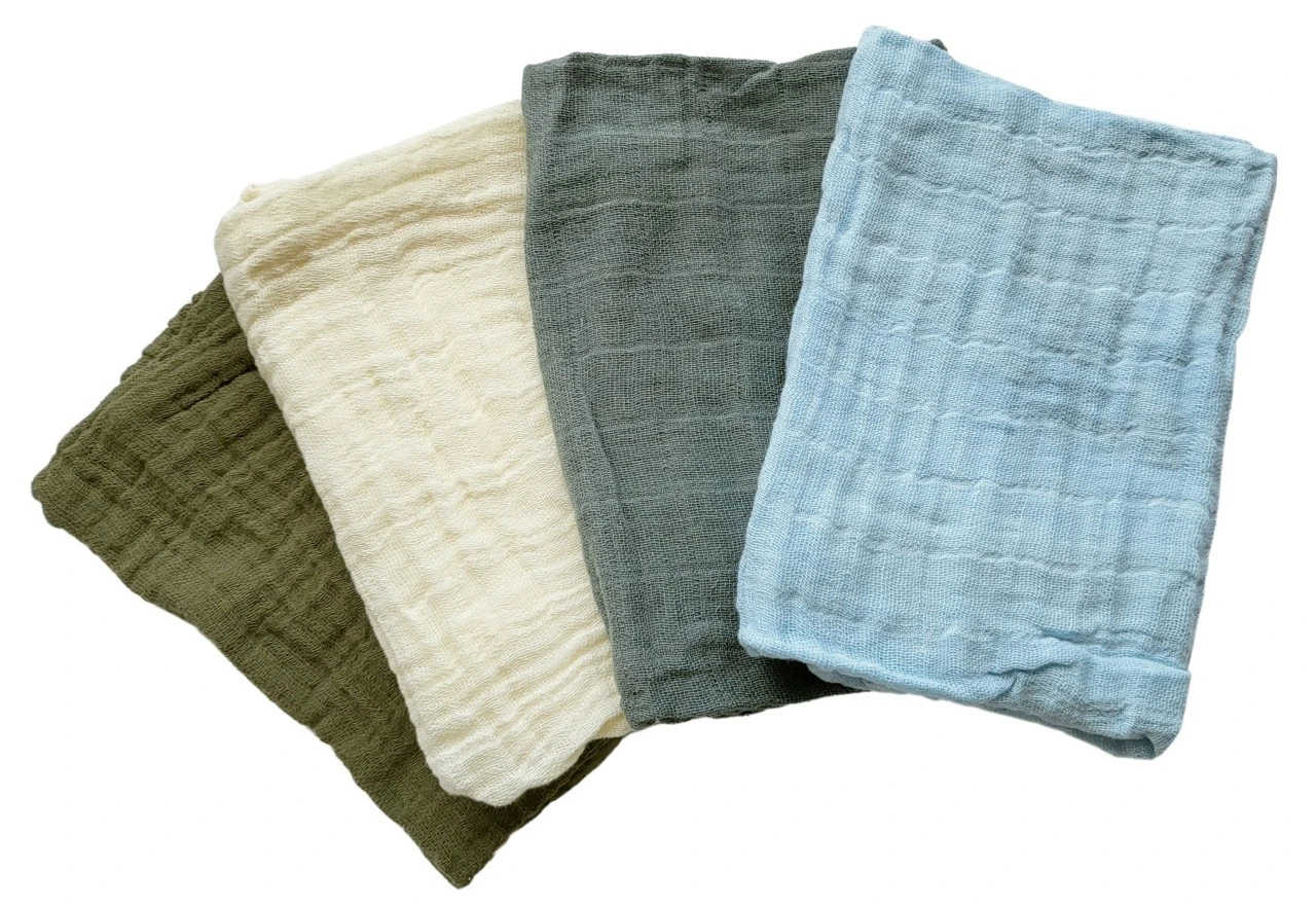 Pippi Babywear Mulltücher Moos Lead 4er Pack Organic 3 Pippi Babywear Mulltücher Moos Lead 4er Pack Organic – Bild 3