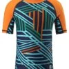 Reima Kinder UV Schwimmshirt Fiji Navy/orange UV-Schutz 50+