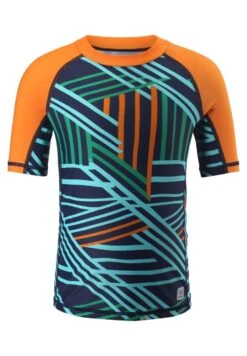 Reima Kinder UV Schwimmshirt Fiji Navy/orange UV-Schutz 50+