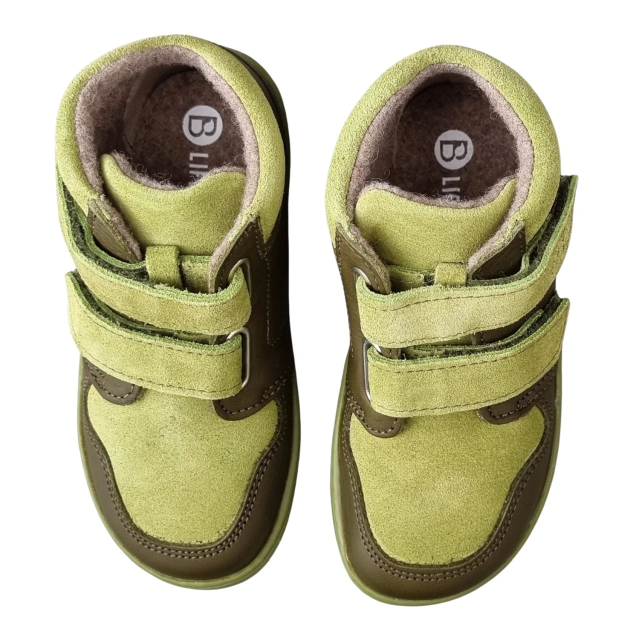 BLifestyle LEMUR Oliv Kinder Barfußschuhe Mit Wollfleece Gefüttert 2 BLifestyle LEMUR Oliv Kinder Barfußschuhe Mit Wollfleece Gefüttert – Bild 2