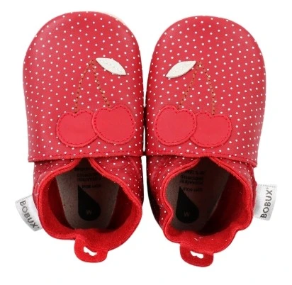 Bobux Krabbelschuhe Cherry Dots Kirschen 1 Bobux Krabbelschuhe Cherry Dots Kirschen