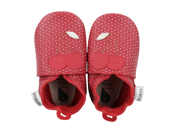 Bobux Krabbelschuhe Cherry Dots Kirschen 4 Bobux Krabbelschuhe Cherry Dots Kirschen – Bild 4