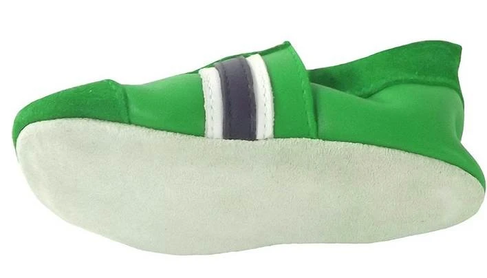 Bobux Classic Sport Grün Leder Krabbelschuhe 2 Bobux Classic Sport Grün Leder Krabbelschuhe – Bild 2