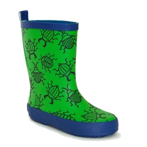CeLaVi Kinder Gummistiefel Käfer Grün 2 CeLaVi Kinder Gummistiefel Käfer Grün – Bild 2