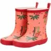 CeLaVi Gummistiefel Rose/red Leopard Mit Palmen