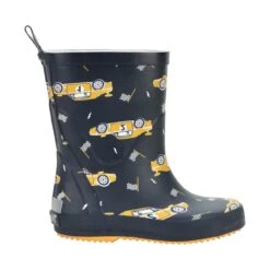 CeLaVi Gummistiefel Rennautos Navy/gelb -Geschäft Für Babyartikel celavi gummistiefel navy cars3 1280x1280