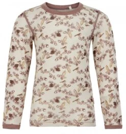 Celavi Kinder Wollshirt Langarm Herbstwald