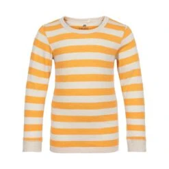 Celavi Langarmshirt Gestreift Wolle Mit Viskose Aus Bambus